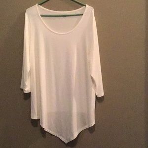 Appleseed's White Tunic Top